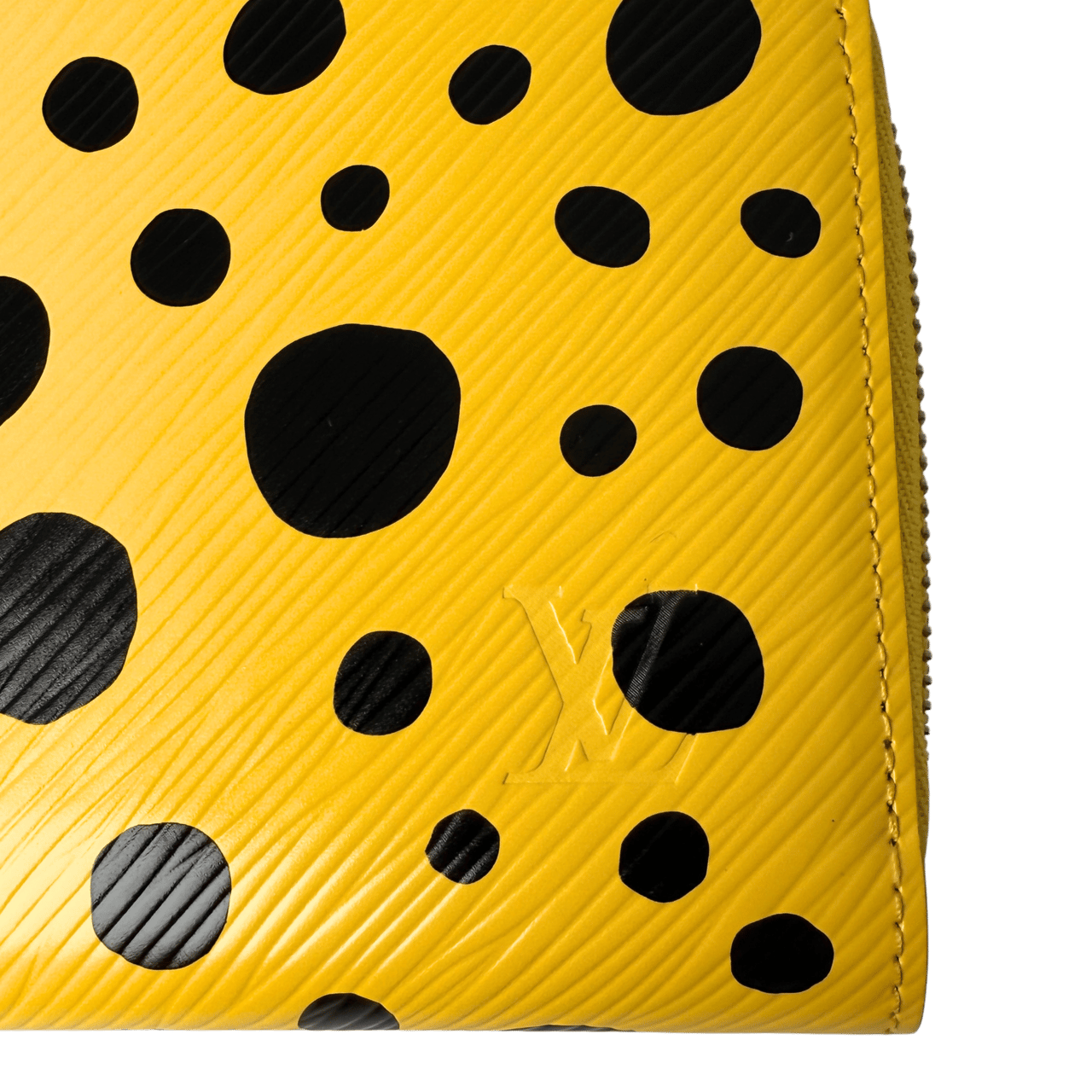 Louis Vuitton Louis Vuitton x Yayoi Kusama Zip Around Epi-Leder M81960 Gelb Fullset / neuwertig Geel