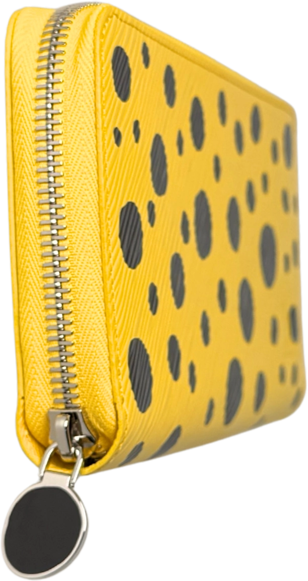 Louis Vuitton Louis Vuitton x Yayoi Kusama Zip Around Epi-Leder M81960 Gelb Fullset / neuwertig Geel