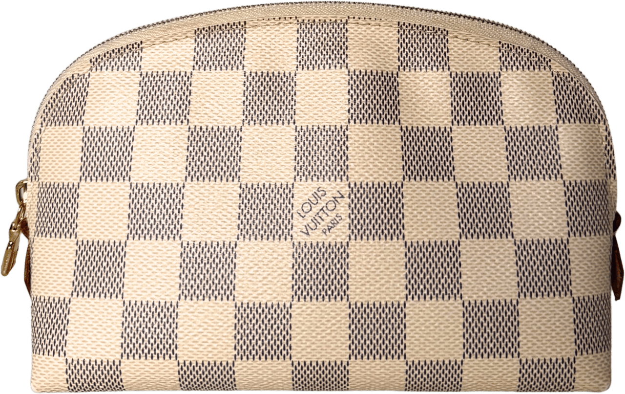 Louis Vuitton Louis Vuitton Cosmetic Pouch PM Damier Azur N60024 Beige / sehr gut Beige