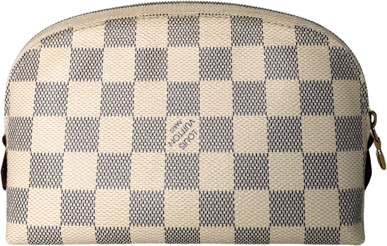 Louis Vuitton Louis Vuitton Cosmetic Pouch PM Damier Azur N60024 Beige / sehr gut Beige