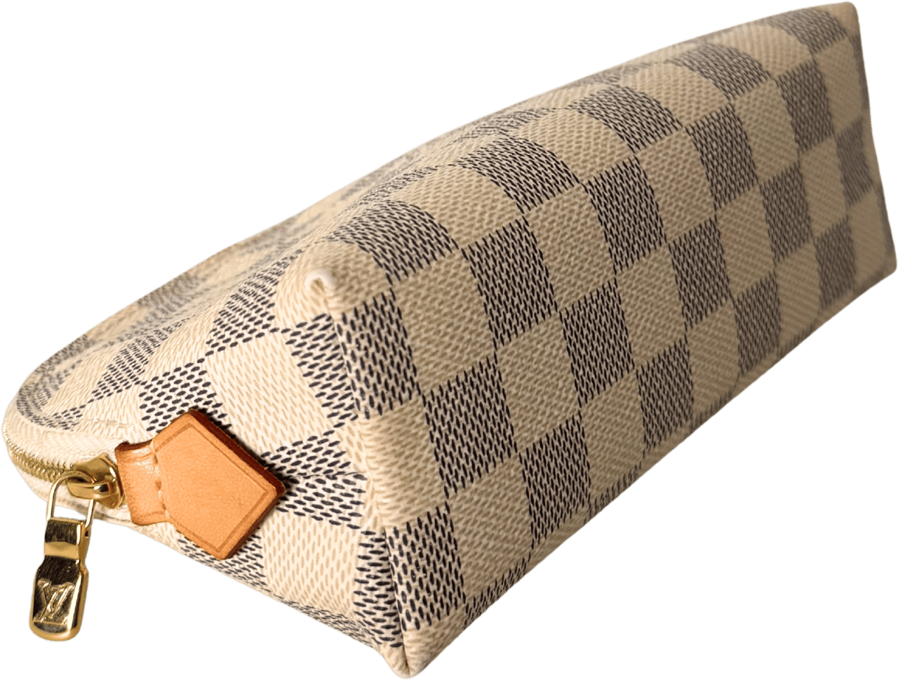 Louis Vuitton Louis Vuitton Cosmetic Pouch PM Damier Azur N60024 Beige / sehr gut Beige