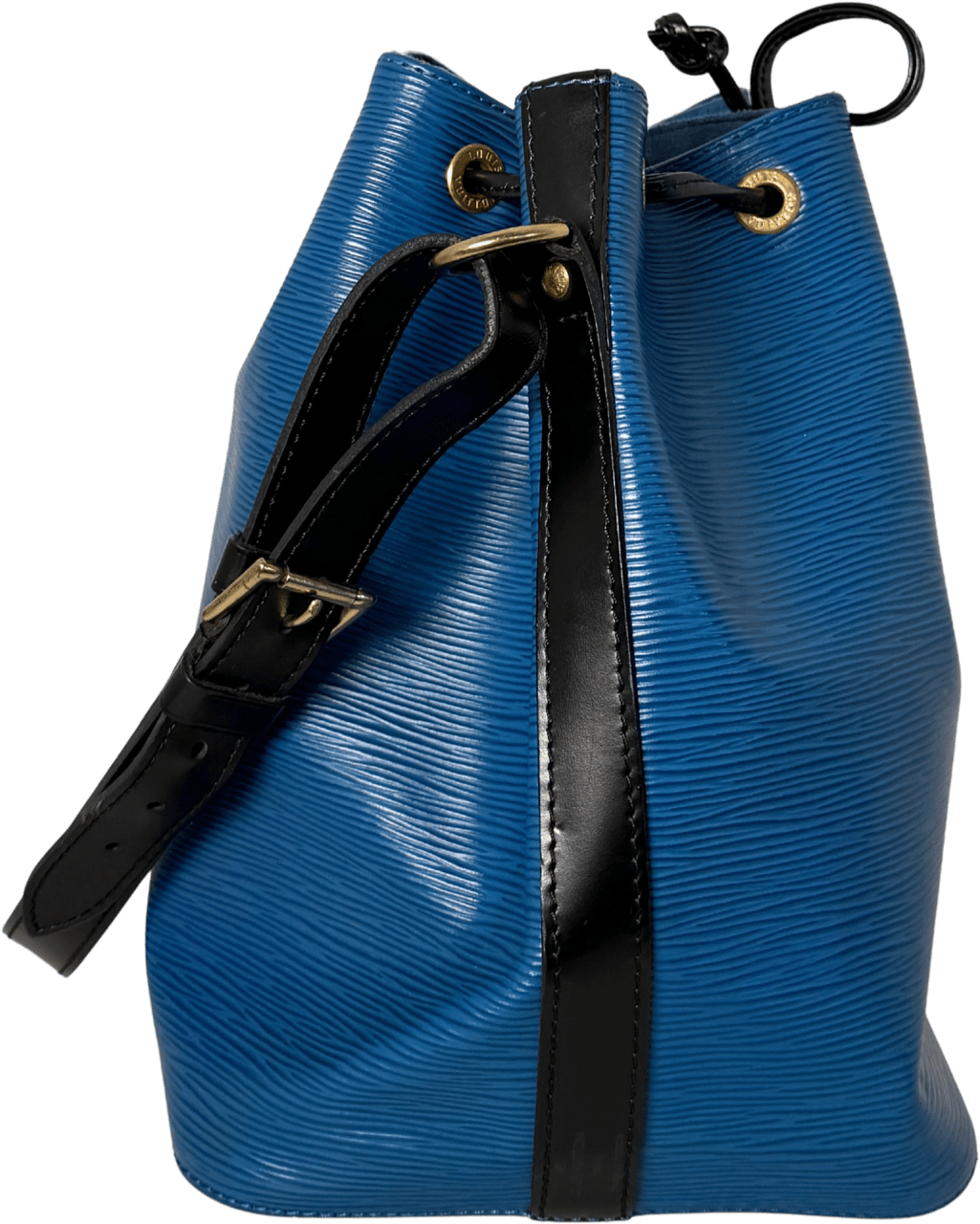 Louis Vuitton Louis Vuitton Petit Noé Epi Leder Schultertasche M44152 Toledo Blau / gut Blauw