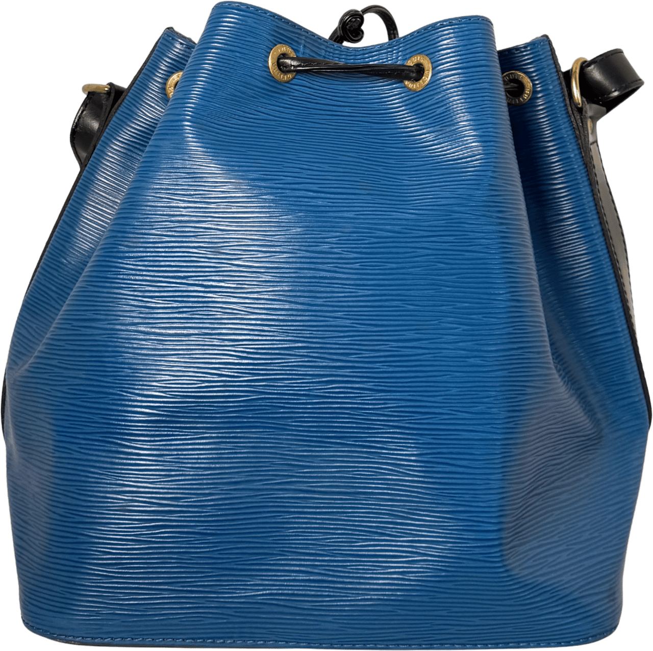 Louis Vuitton Louis Vuitton Petit Noé Epi Leder Schultertasche M44152 Toledo Blau / gut Blauw