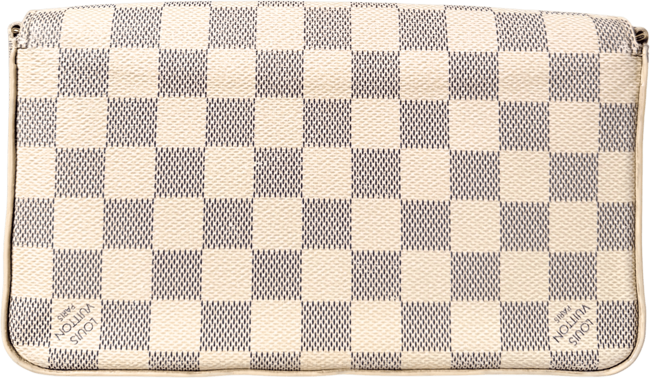 Louis Vuitton Louis Vuitton Félicie Pochette Damier Azur Canvas N40491 Beige / very good Beige
