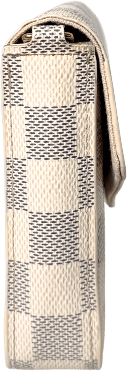 Louis Vuitton Louis Vuitton Félicie Pochette Damier Azur Canvas N40491 Beige / very good Beige