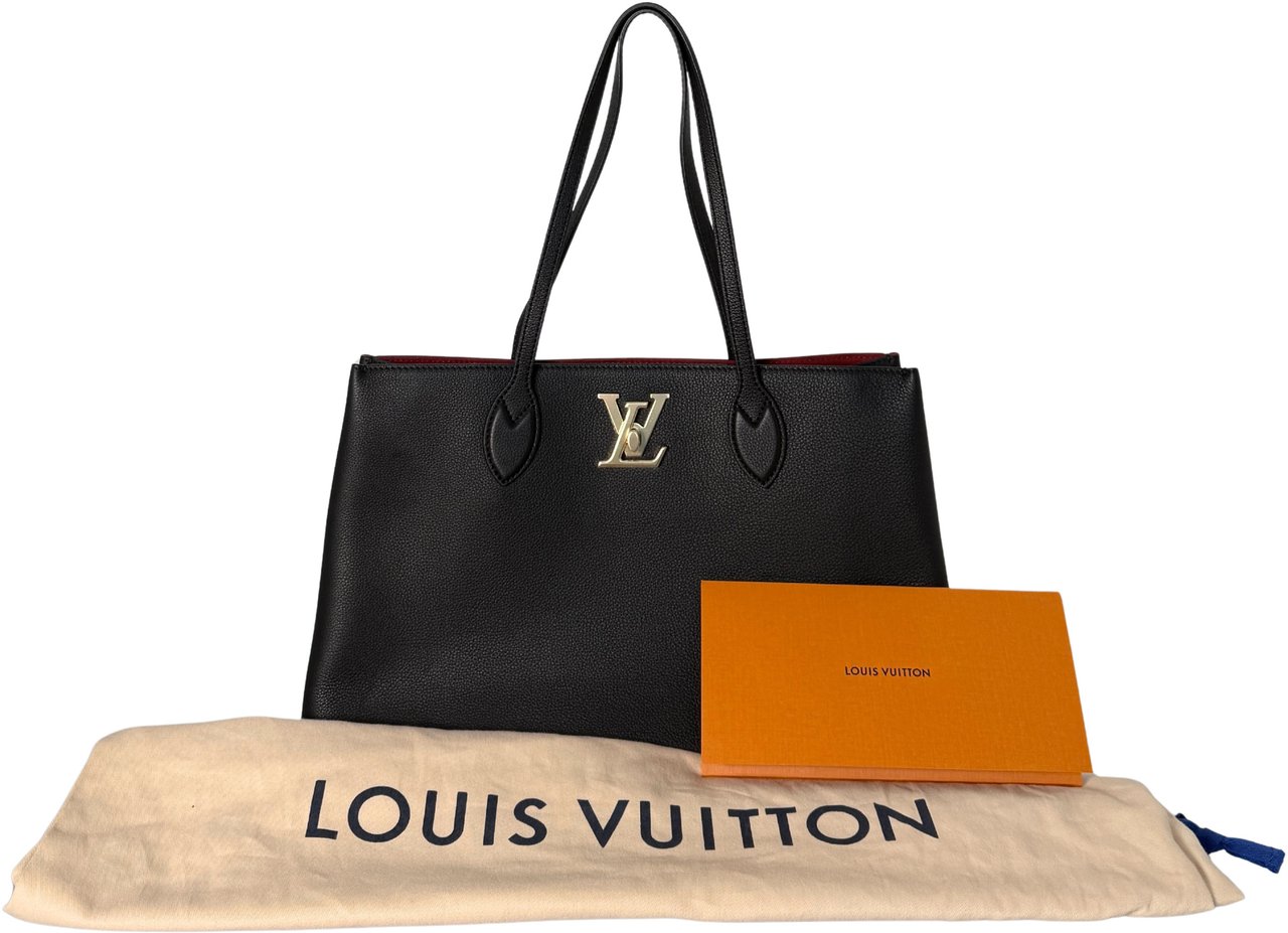 Louis Vuitton Louis Vuitton Lockme Shopper M57345 Schwarz / neuwertig Zwart