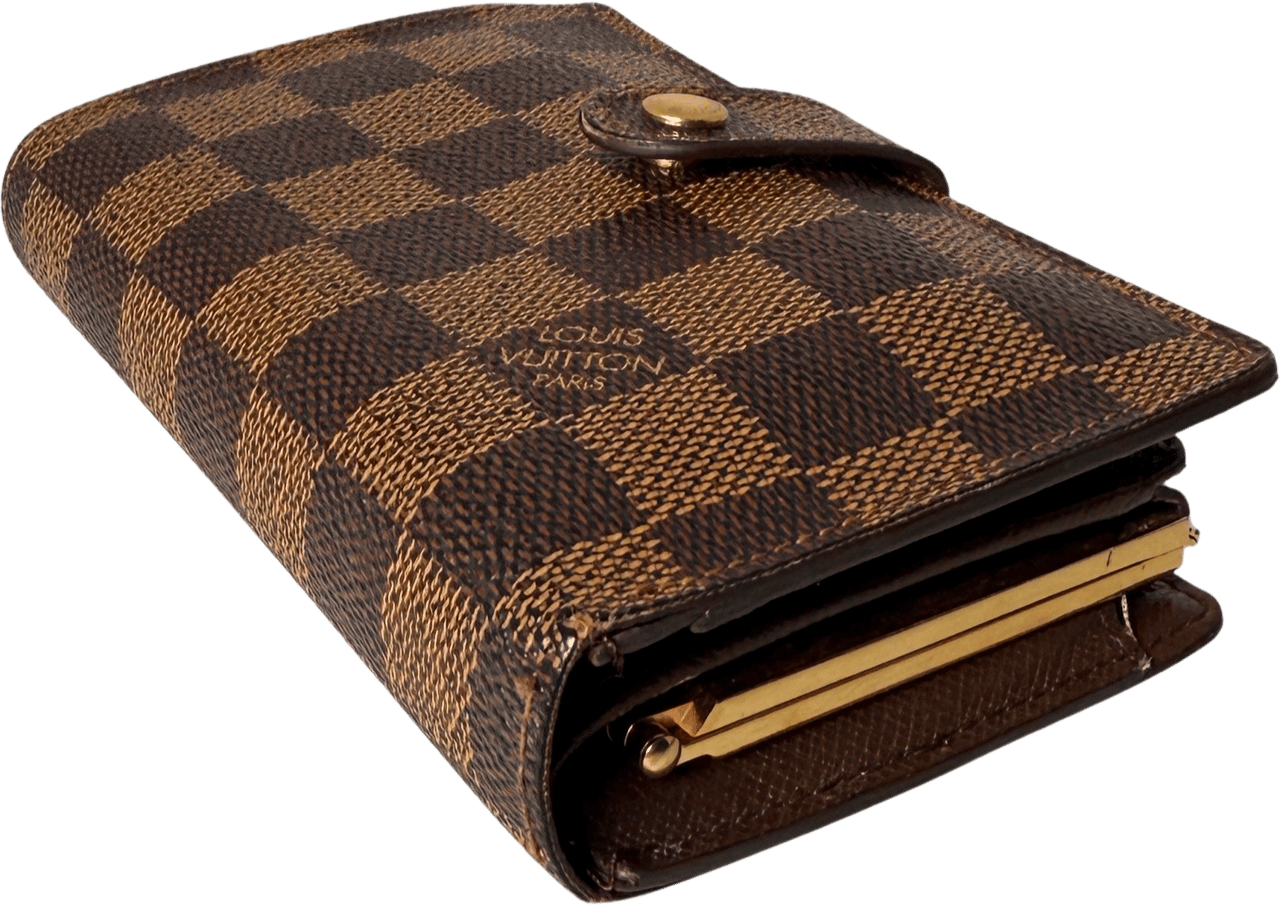 Louis Vuitton Louis Vuitton Viennois Geldbörse Damier Ebene Braun / gut Bruin