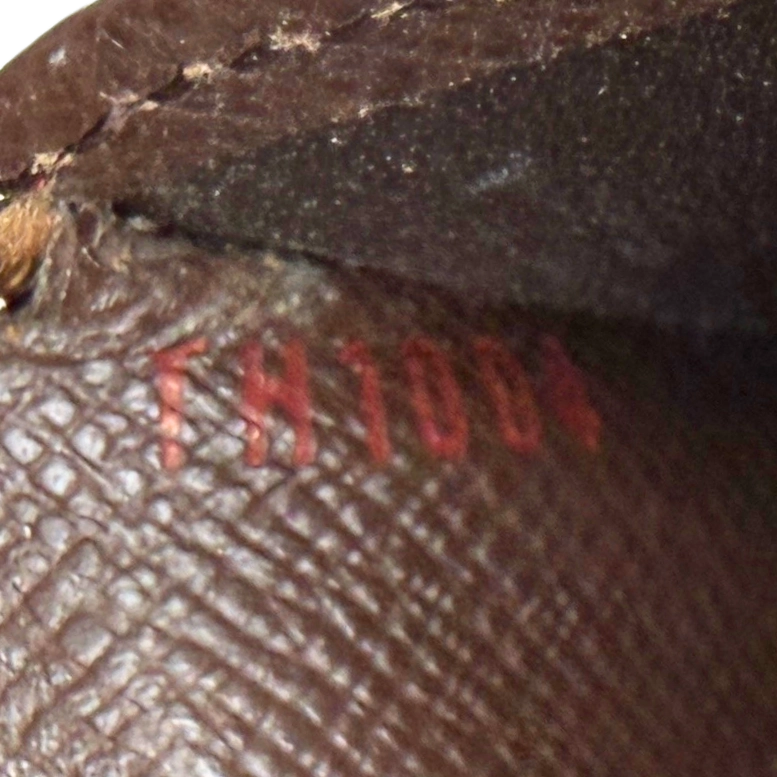 Louis Vuitton Louis Vuitton Viennois Geldbörse Damier Ebene Braun / gut Bruin