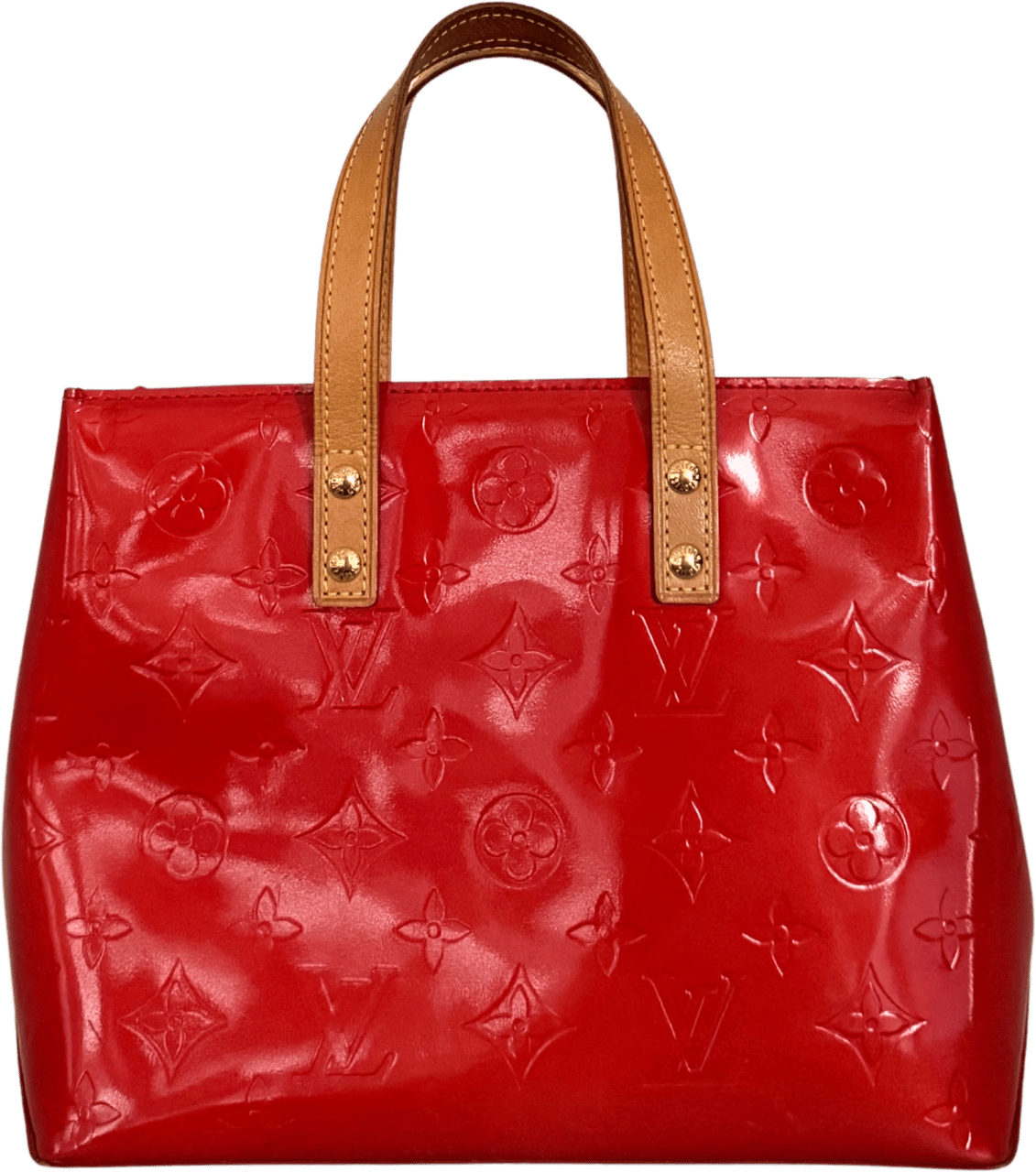 Louis Vuitton Louis Vuitton Reade PM Handtasche Monogram Vernis Rot / gut Rood
