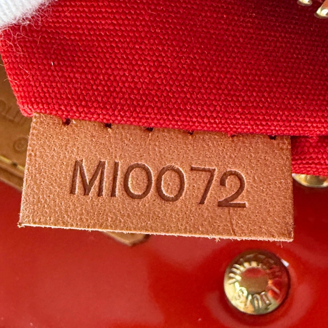 Louis Vuitton Louis Vuitton Reade PM Handtasche Monogram Vernis Rot / gut Rood