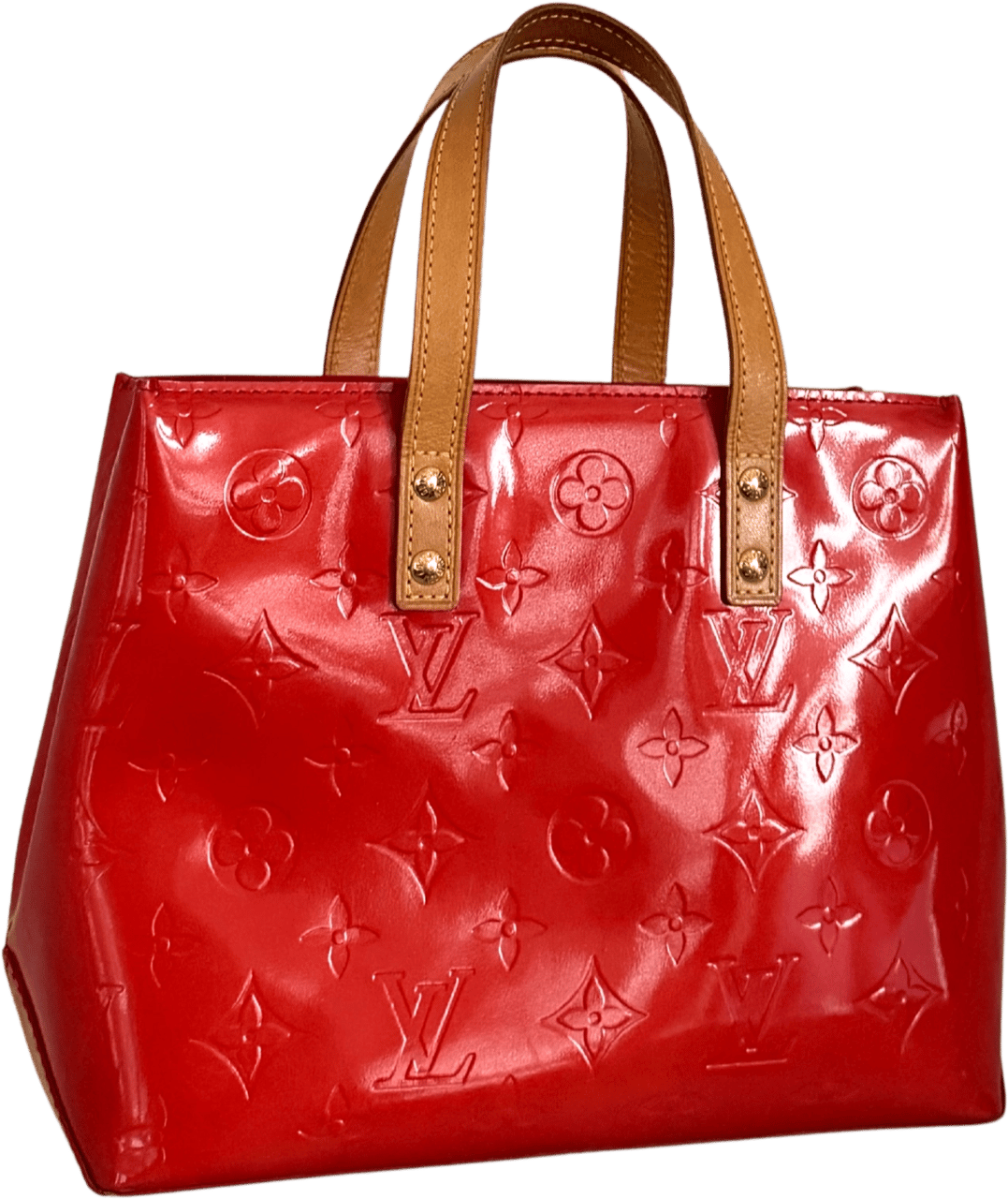 Louis Vuitton Louis Vuitton Reade PM Handtasche Monogram Vernis Rot / gut Rood