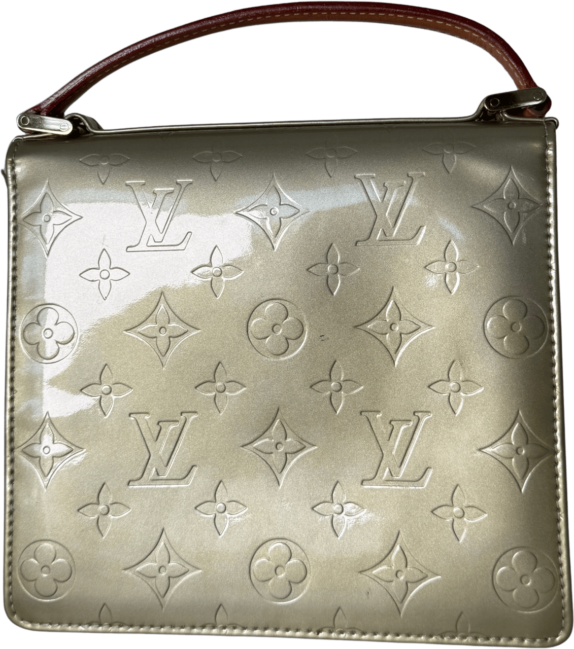 Louis Vuitton Louis Vuitton Monogram Vernis Spring Street Tasche Grün / akzeptabel Groen
