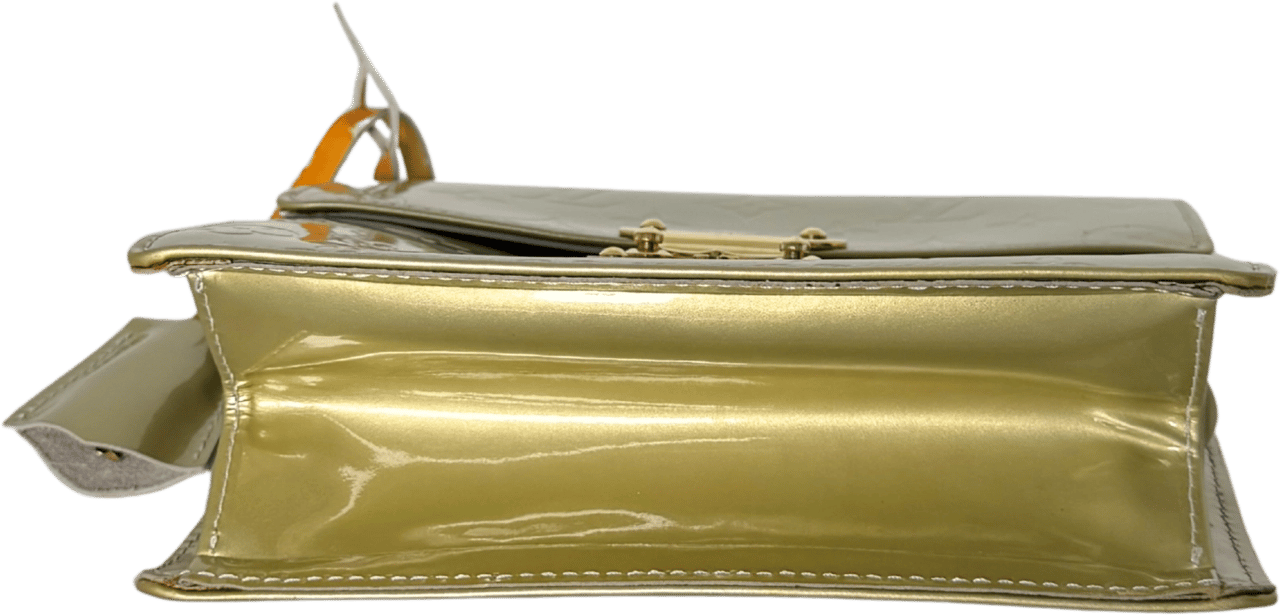 Louis Vuitton Louis Vuitton Monogram Vernis Spring Street Tasche Grün / akzeptabel Groen