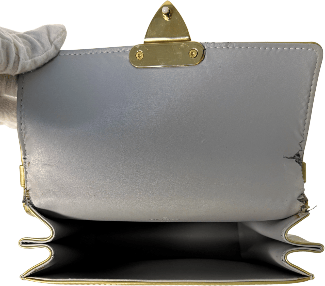 Louis Vuitton Louis Vuitton Monogram Vernis Spring Street Tasche Grün / akzeptabel Groen