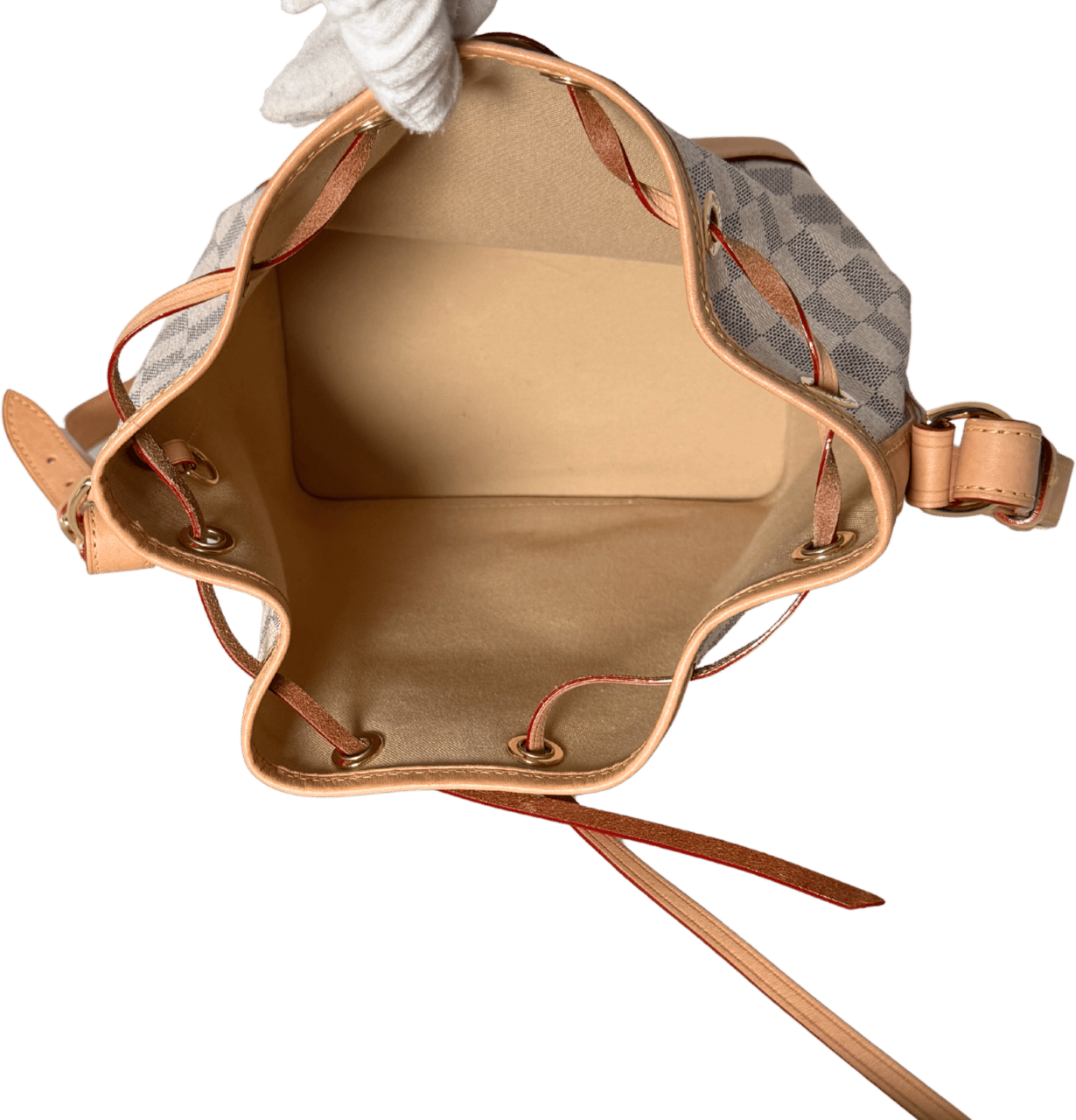 Louis Vuitton Louis Vuitton Noé BB Damier Azur Canvas Beige Fullset / sehr gut Beige