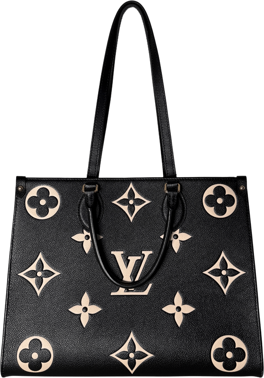 Louis Vuitton Louis Vuitton Onthego MM Monogram Empreinte Schwarz / neuwertig Zwart