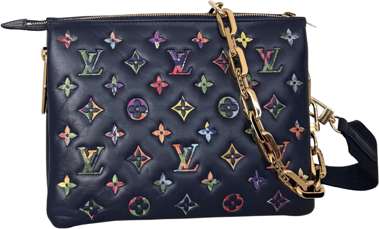 Louis Vuitton Louis Vuitton Coussin PM Garden Navyblau / sehr gut Blauw