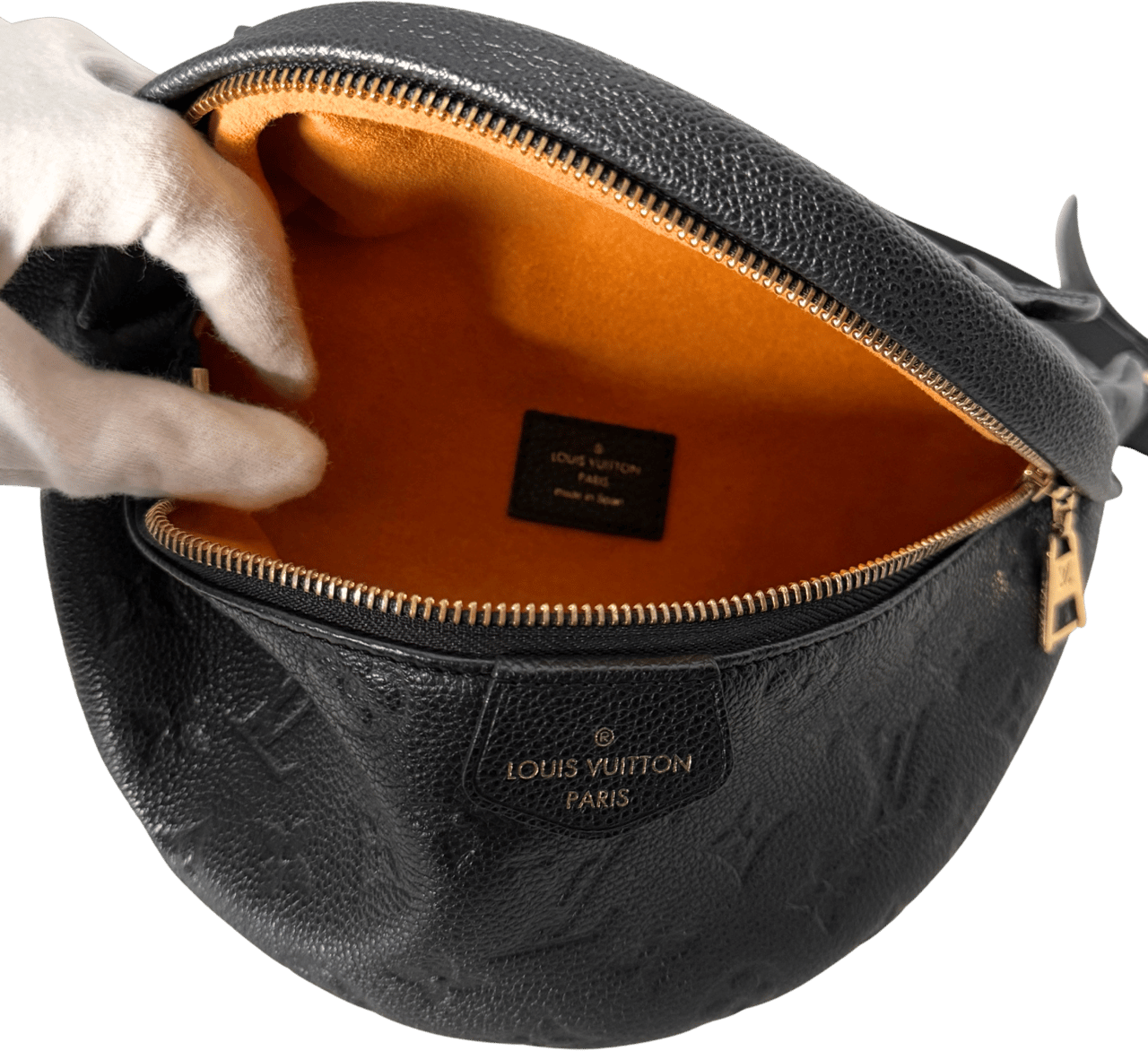 Louis Vuitton Louis Vuitton Bumbag Monogram Empreinte Schwarz Fullset / sehr gut Zwart