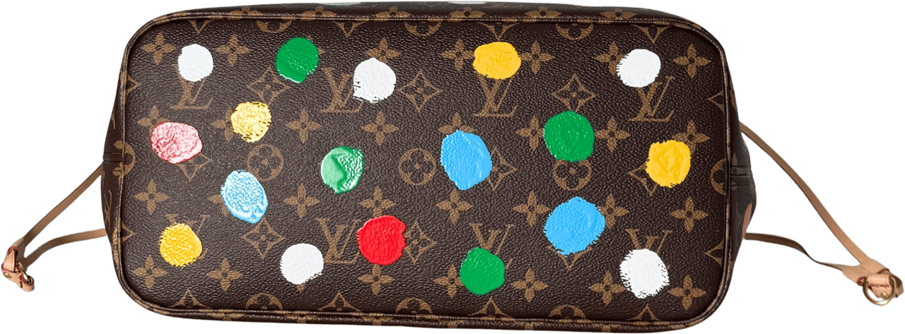 Louis Vuitton Louis Vuitton x Yayoi Kusama Neverfull MM Braun / neuwertig Bruin