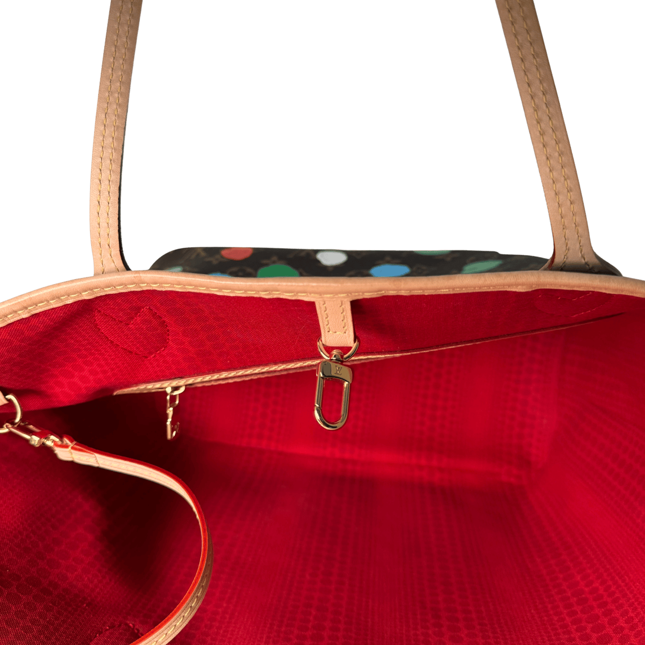 Louis Vuitton Louis Vuitton x Yayoi Kusama Neverfull MM Braun / neuwertig Bruin