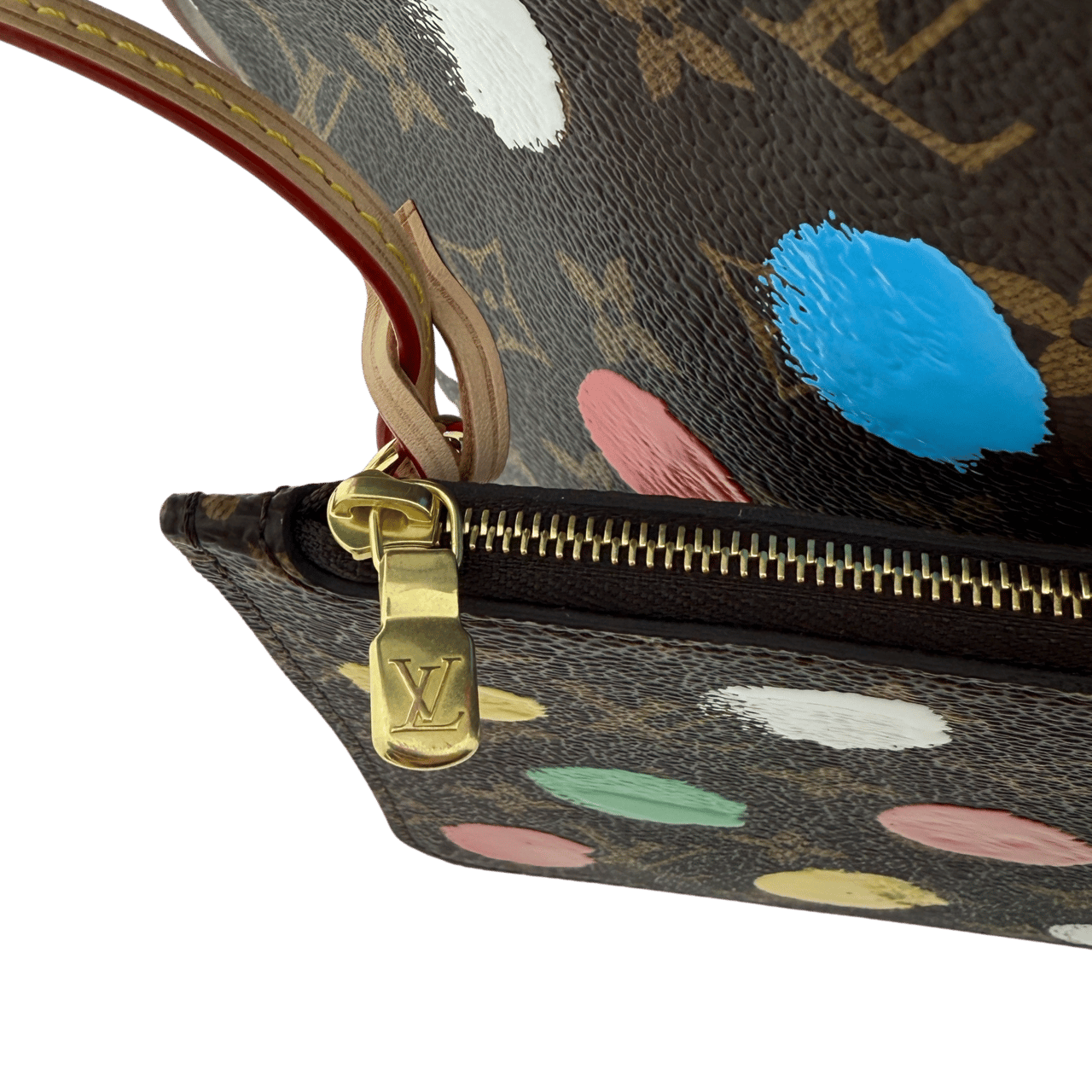 Louis Vuitton Louis Vuitton x Yayoi Kusama Neverfull MM Braun / neuwertig Bruin