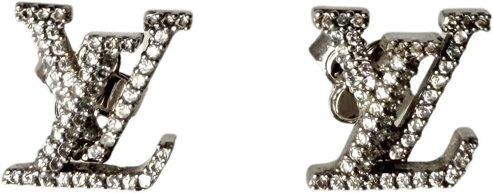 Louis Vuitton Louis Vuitton LV Iconic Ohrringe Palladium Fullset / neuwertig Zilver