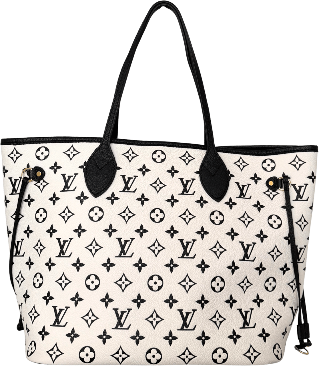 Louis Vuitton Louis Vuitton Neverfull MM Spring in the City Monogram Empreinte Schwarz / neuwertig Zwart