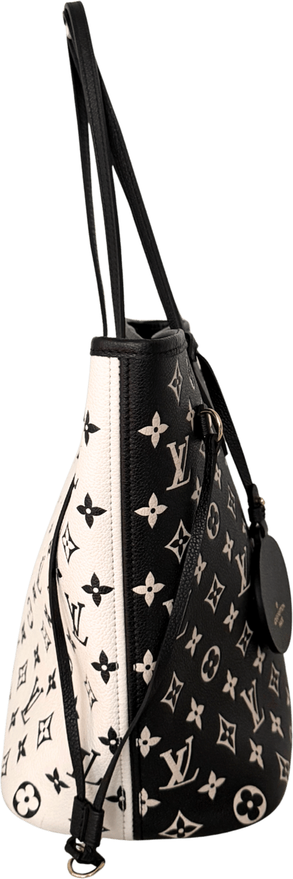 Louis Vuitton Louis Vuitton Neverfull MM Spring in the City Monogram Empreinte Schwarz / neuwertig Zwart