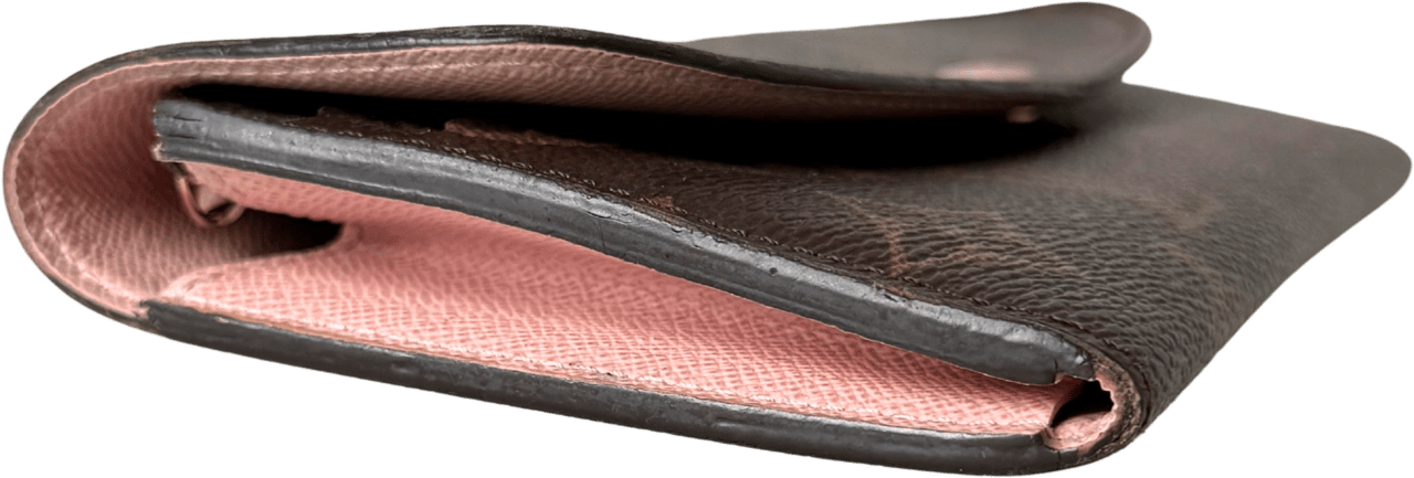 Louis Vuitton Louis Vuitton Emilie Geldbörse Monogram Canvas Braun / gut Bruin