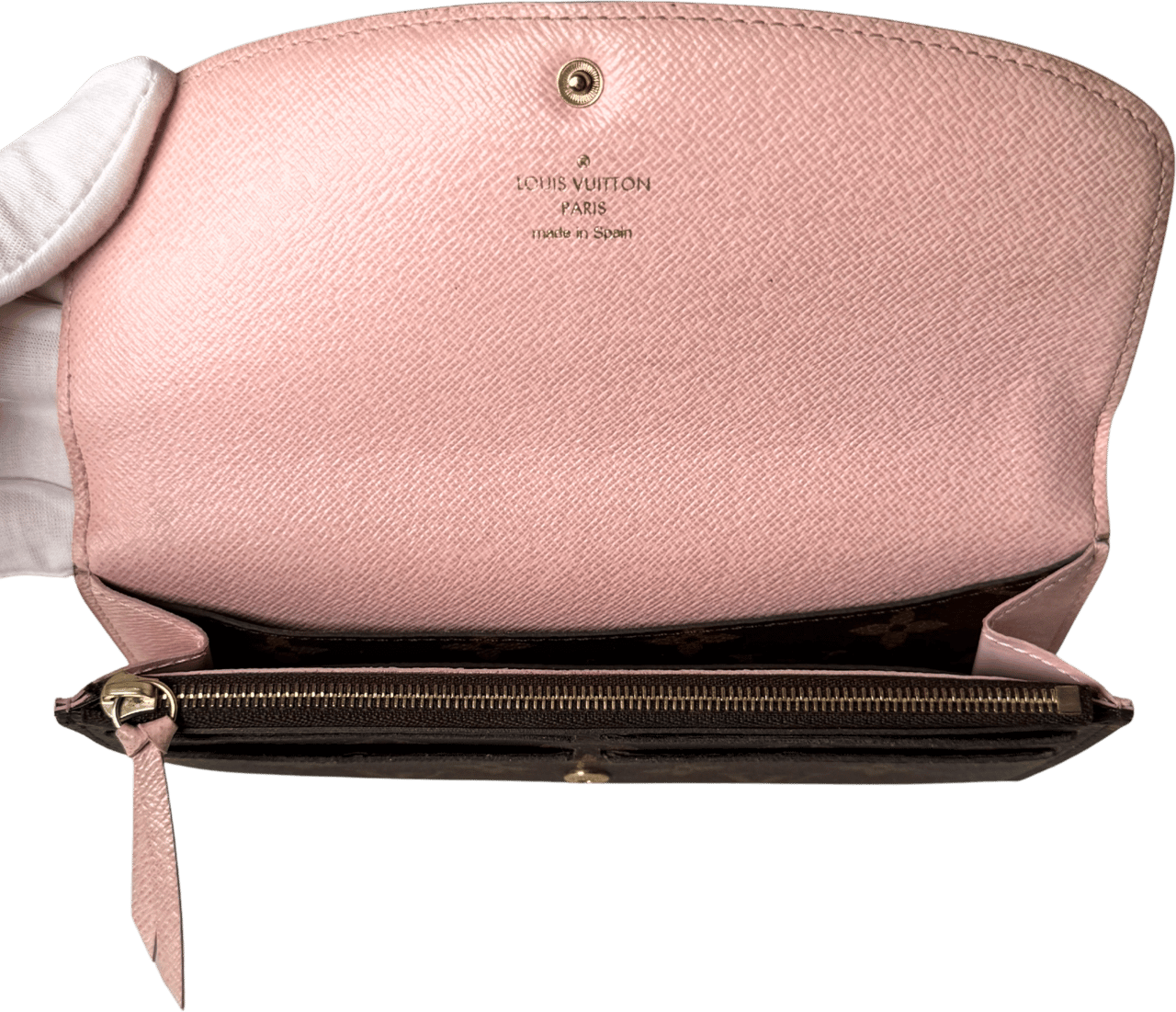 Louis Vuitton Louis Vuitton Emilie Geldbörse Monogram Canvas Braun / gut Bruin