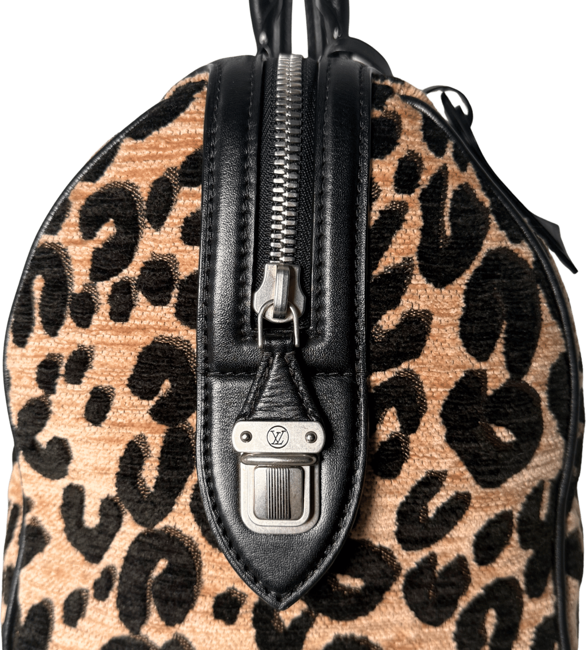 Louis Vuitton Louis Vuitton x Stephen Sprouse Speedy 30 Leopard Limited Edition Braun / sehr gut Bruin