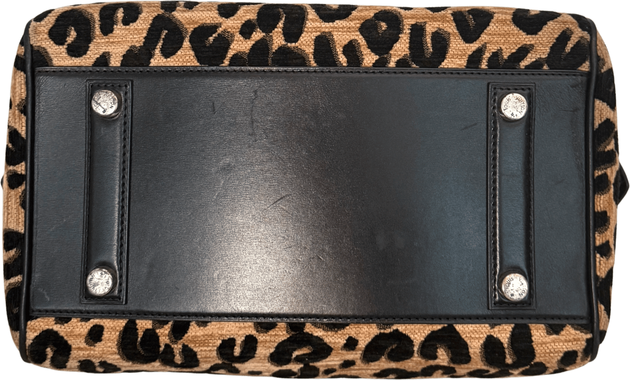 Louis Vuitton Louis Vuitton x Stephen Sprouse Speedy 30 Leopard Limited Edition Braun / sehr gut Bruin