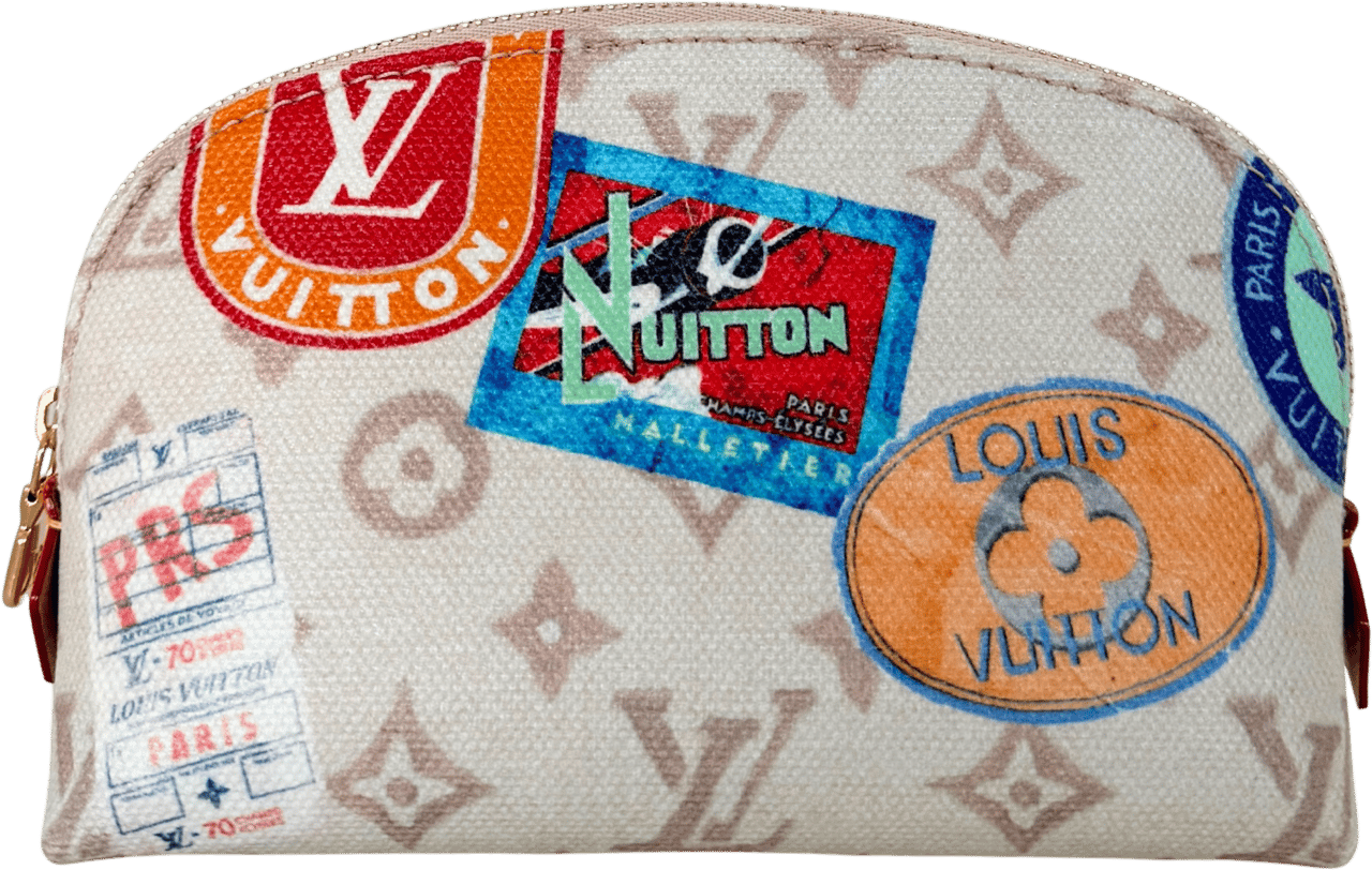 Louis Vuitton Louis Vuitton Cosmetic Pouch PM Dune Monogram Canvas Beige Fullset / neuwertig Beige