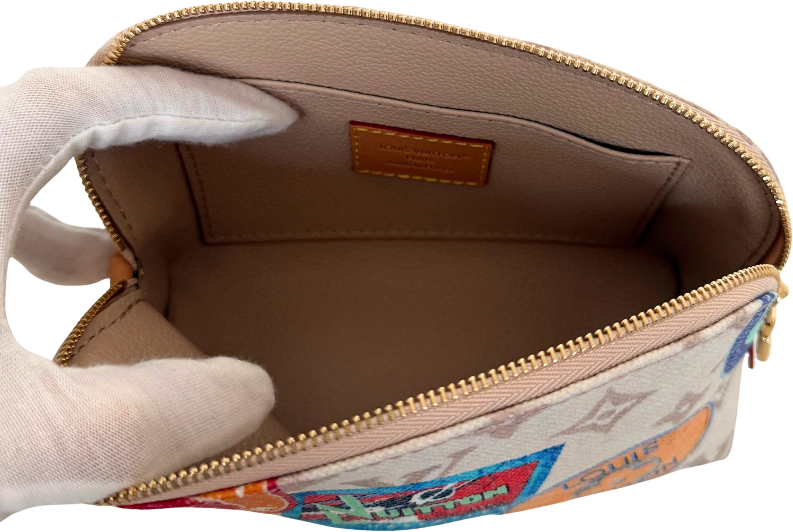 Louis Vuitton Louis Vuitton Cosmetic Pouch PM Dune Monogram Canvas Beige Fullset / neuwertig Beige