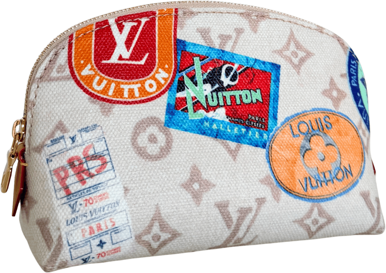 Louis Vuitton Louis Vuitton Cosmetic Pouch PM Dune Monogram Canvas Beige Fullset / neuwertig Beige