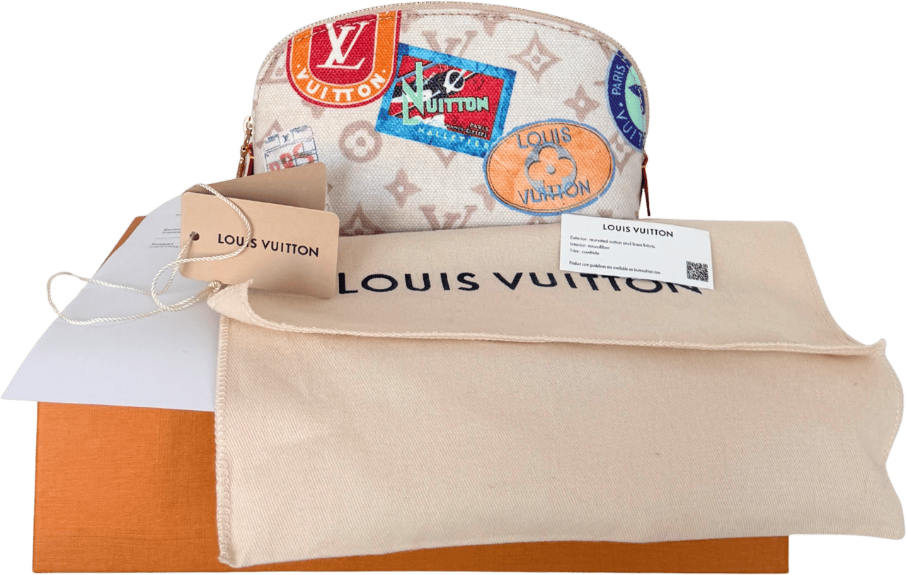 Louis Vuitton Louis Vuitton Cosmetic Pouch PM Dune Monogram Canvas Beige Fullset / neuwertig Beige