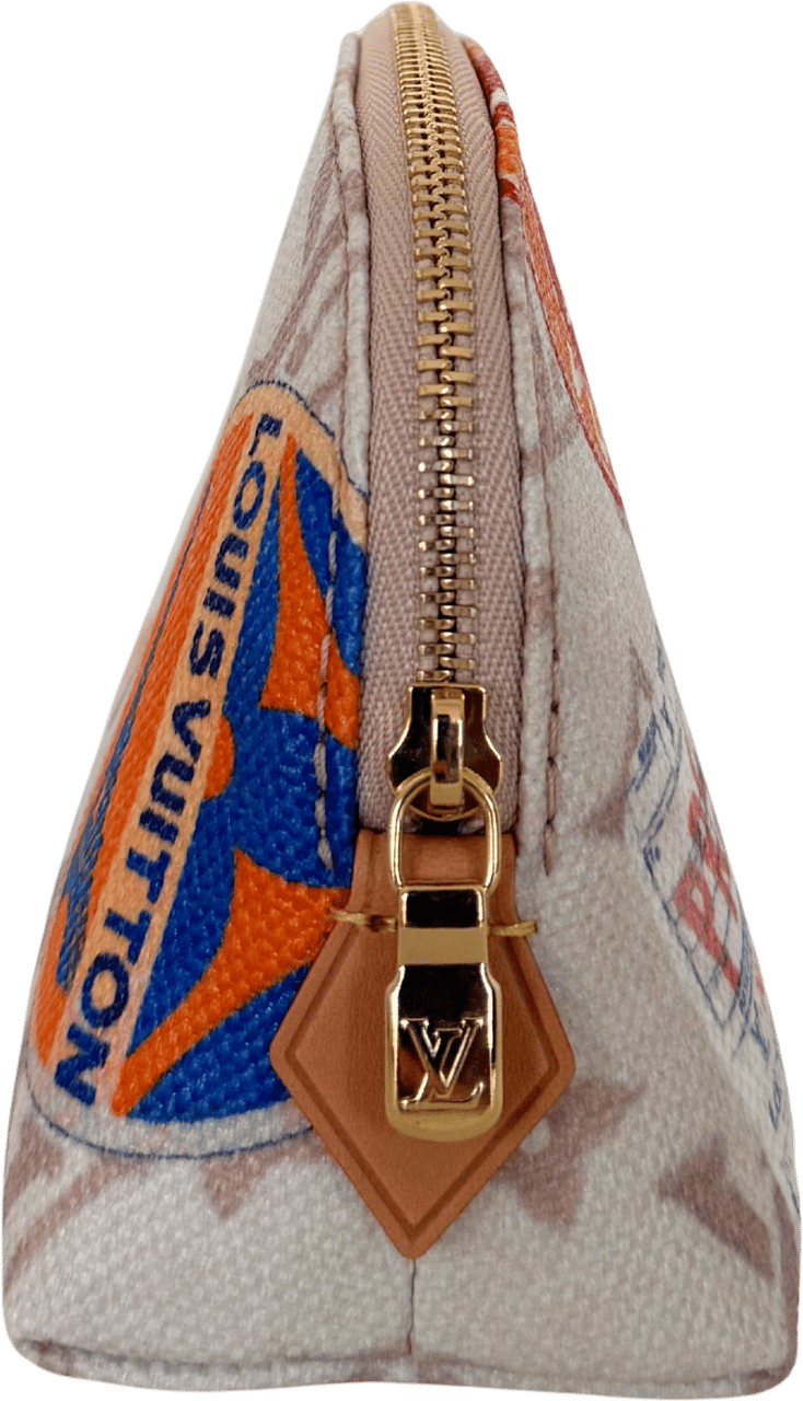 Louis Vuitton Louis Vuitton Cosmetic Pouch PM Dune Monogram Canvas Beige Fullset / neuwertig Beige