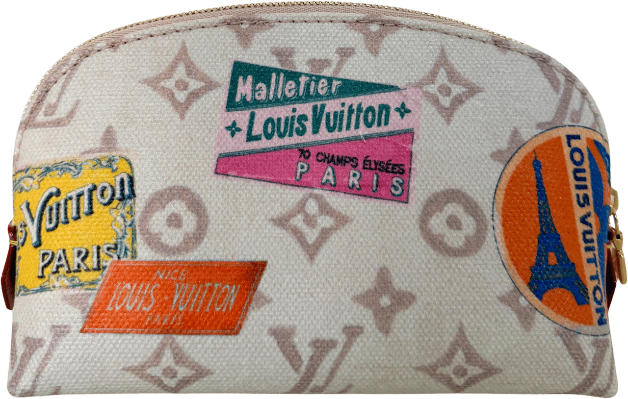 Louis Vuitton Louis Vuitton Cosmetic Pouch PM Dune Monogram Canvas Beige Fullset / neuwertig Beige