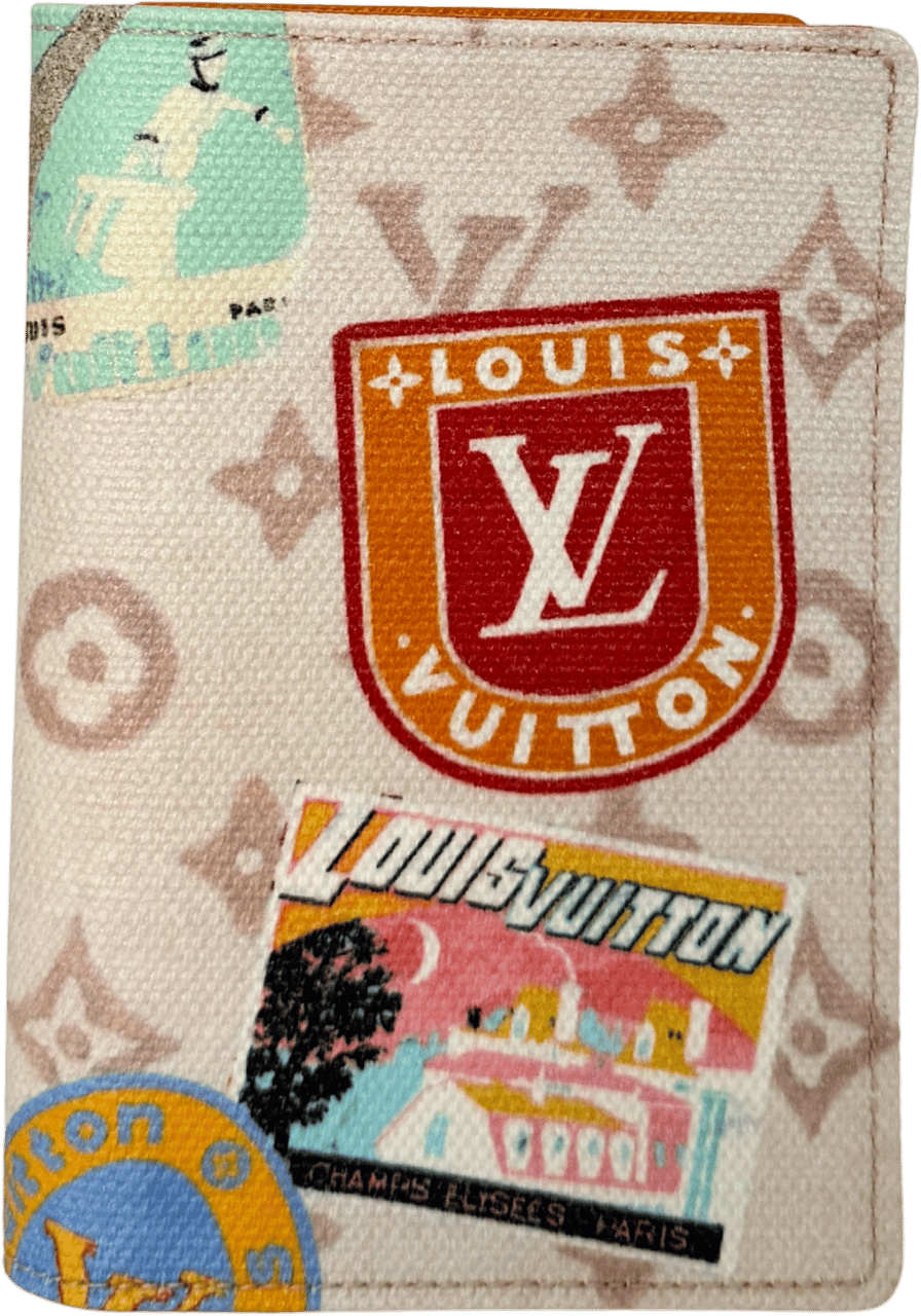 Louis Vuitton Louis Vuitton Louis Vuitton The Flight Mode Passport Cover Dune Beige Fullset / neuwertig Beige