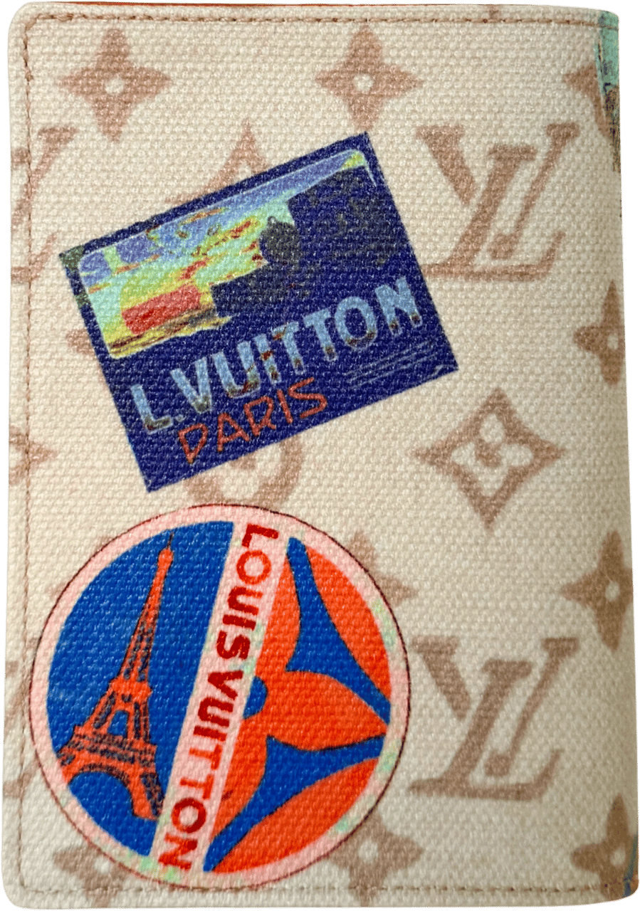 Louis Vuitton Louis Vuitton Louis Vuitton The Flight Mode Passport Cover Dune Beige Fullset / neuwertig Beige
