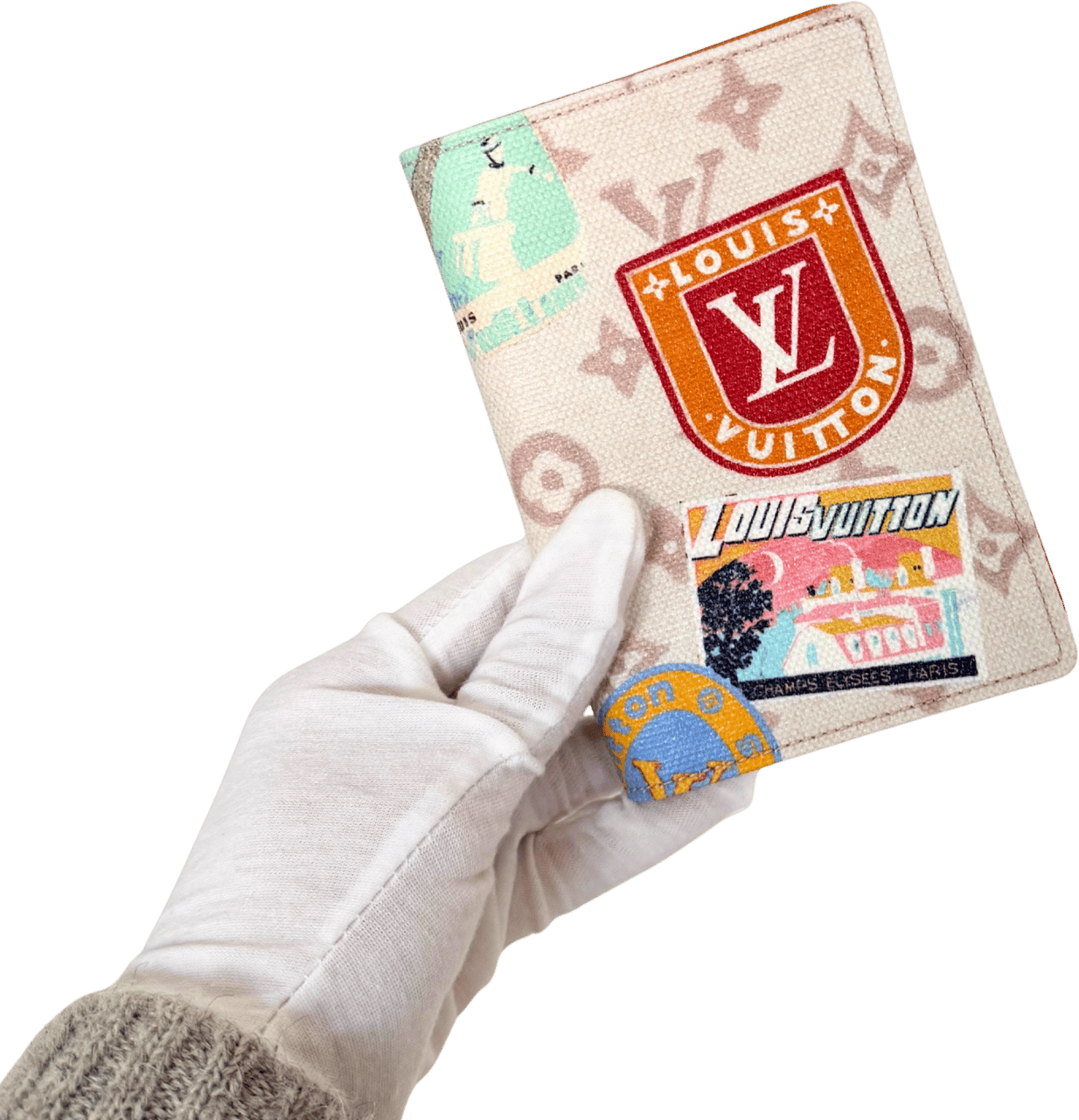 Louis Vuitton Louis Vuitton Louis Vuitton The Flight Mode Passport Cover Dune Beige Fullset / neuwertig Beige