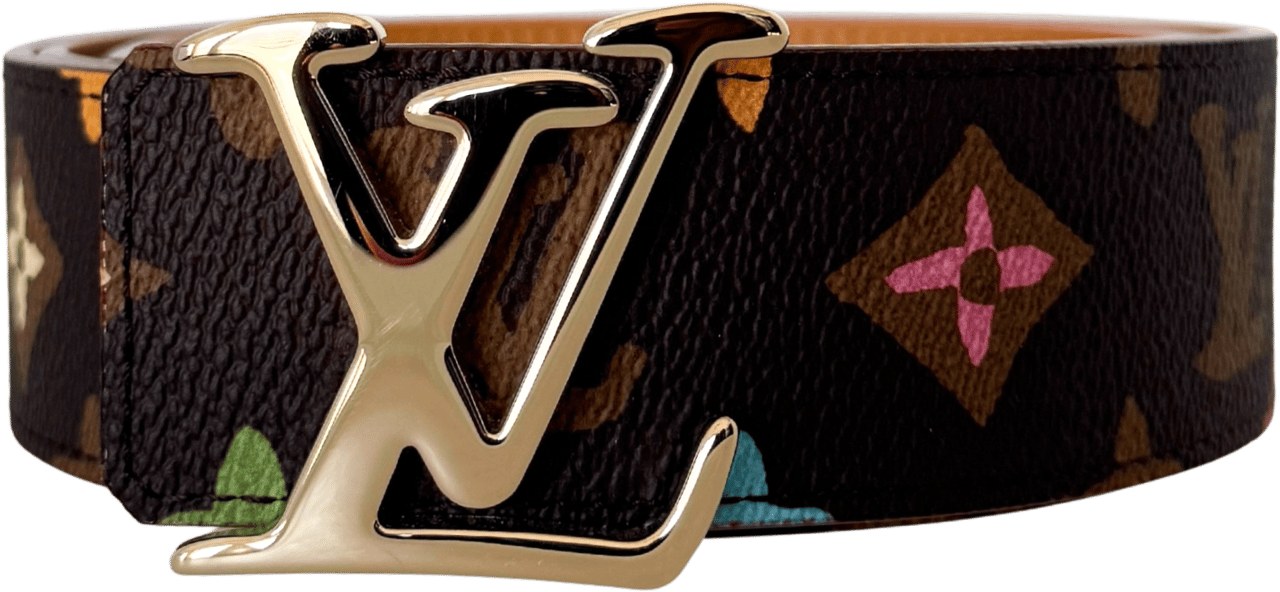 Louis Vuitton Louis Vuitton by Tyler, the Creator LV Tag Wendegürtel Größe 100cm Braun Fullset / neuwertig Bruin