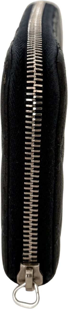 Louis Vuitton Chanel CC zip-around Geldbörse Dunkelblau / gut Blauw