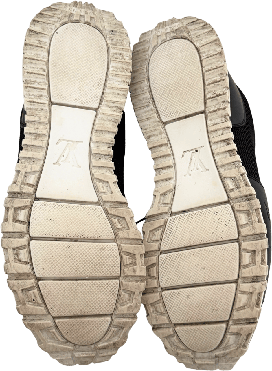 Louis Vuitton Louis Vuitton Run Away Sneaker Größe 38,5 Schwarz Fullset / sehr gut Zwart