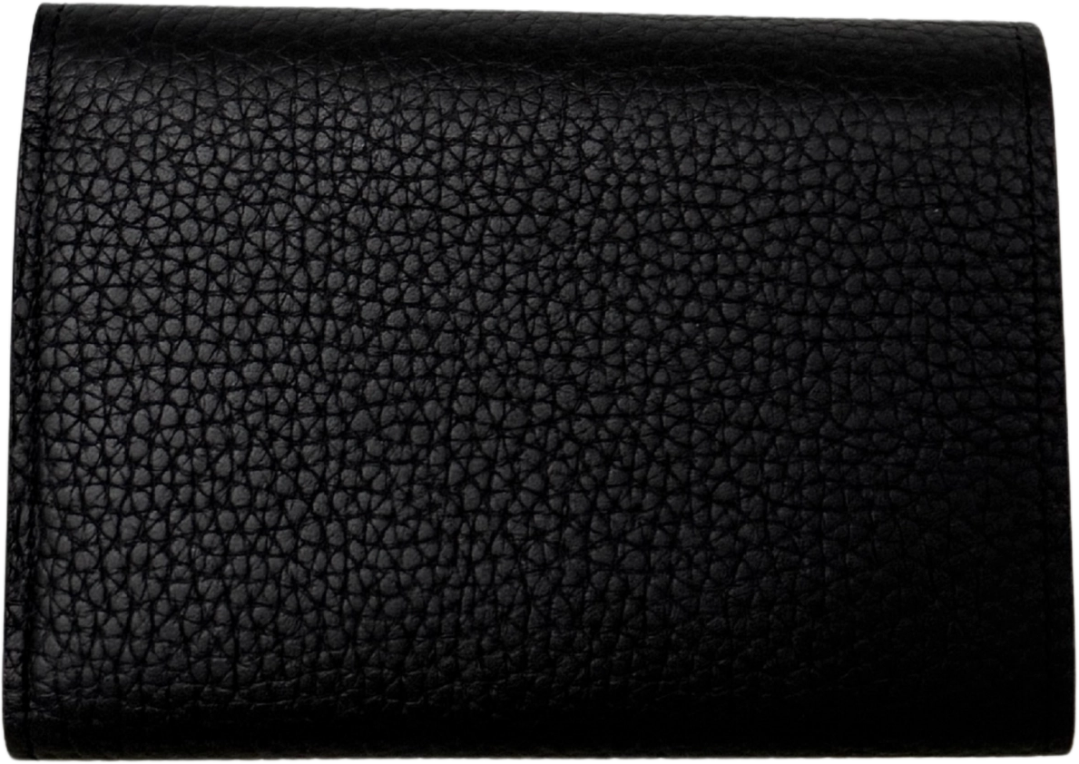 Louis Vuitton Louis Vuitton Compact Capucines Geldbörse Noir Rose / neuwertig Zwart