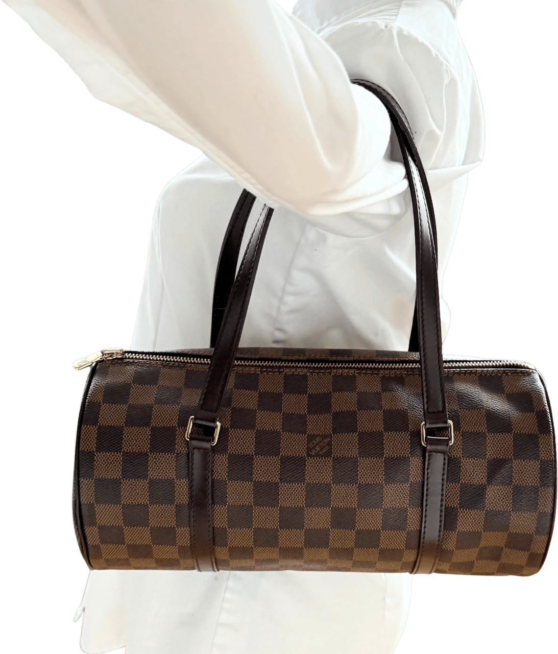 Louis Vuitton Louis Vuitton Papillon 30 Damier Ebene Braun / sehr gut Bruin