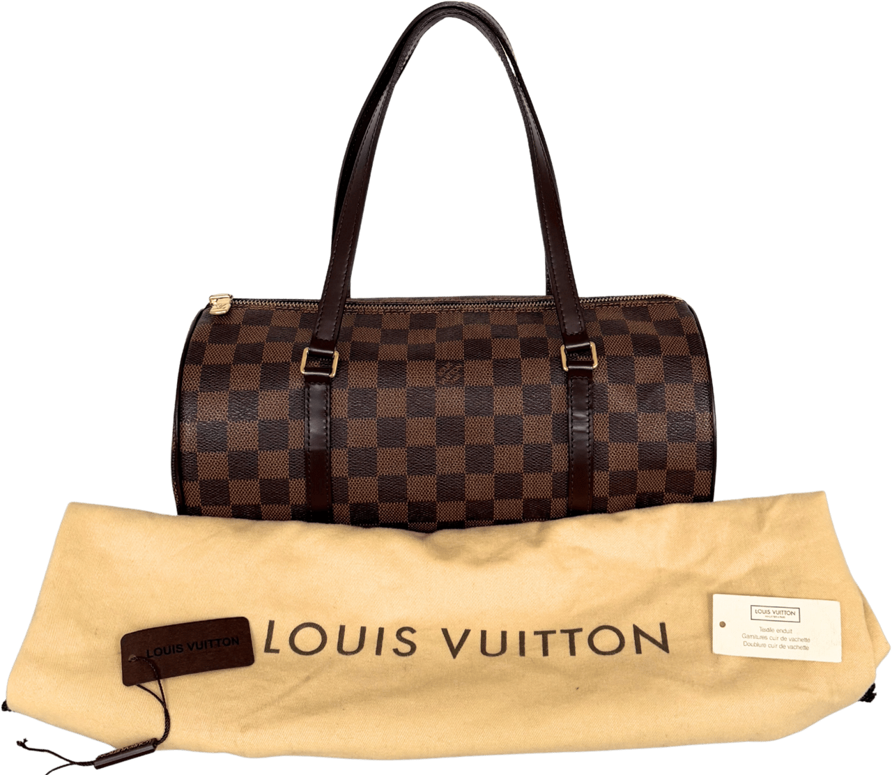 Louis Vuitton Louis Vuitton Papillon 30 Damier Ebene Braun / sehr gut Bruin