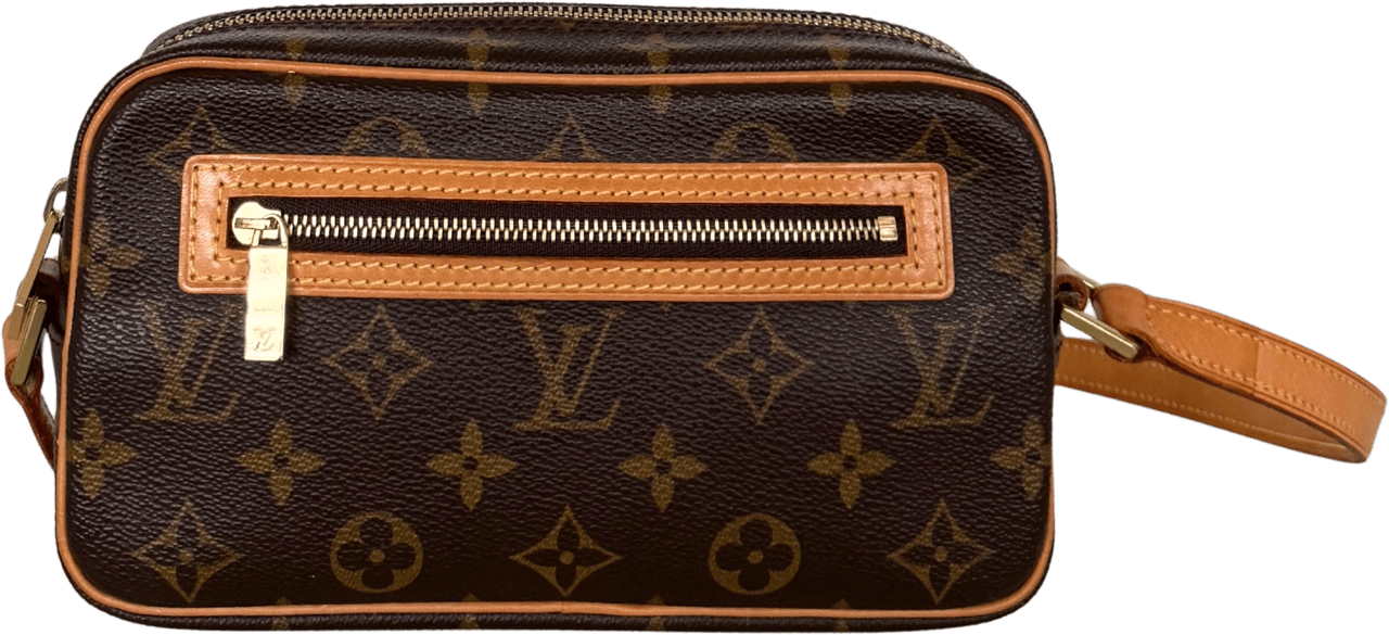 Louis Vuitton Louis Vuitton Pochette Cité Monogram Canvas Braun / sehr gut Bruin