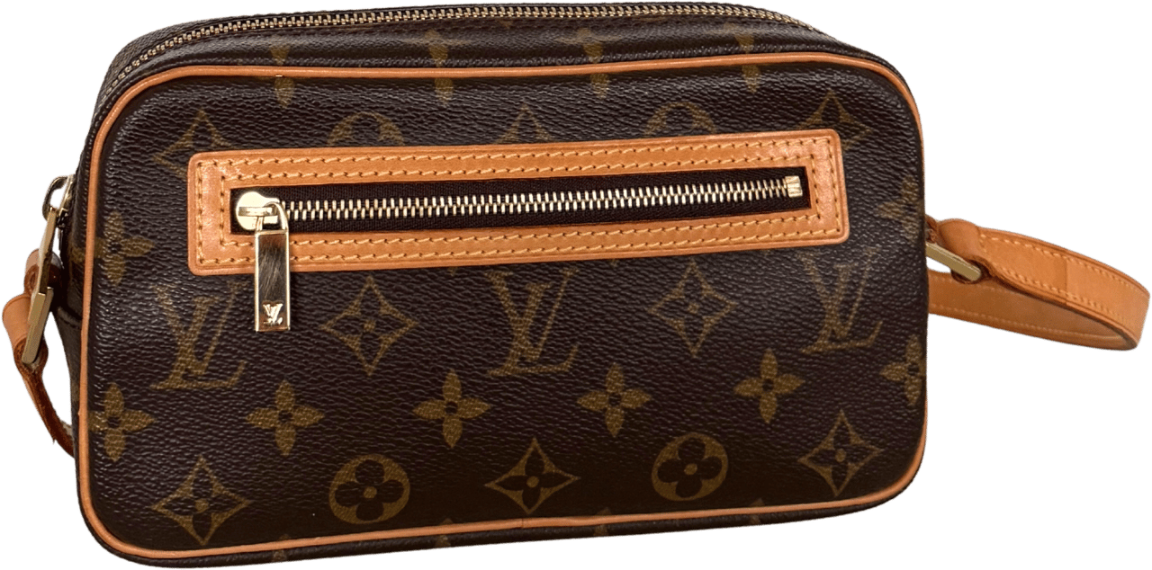 Louis Vuitton Louis Vuitton Pochette Cité Monogram Canvas Braun / sehr gut Bruin