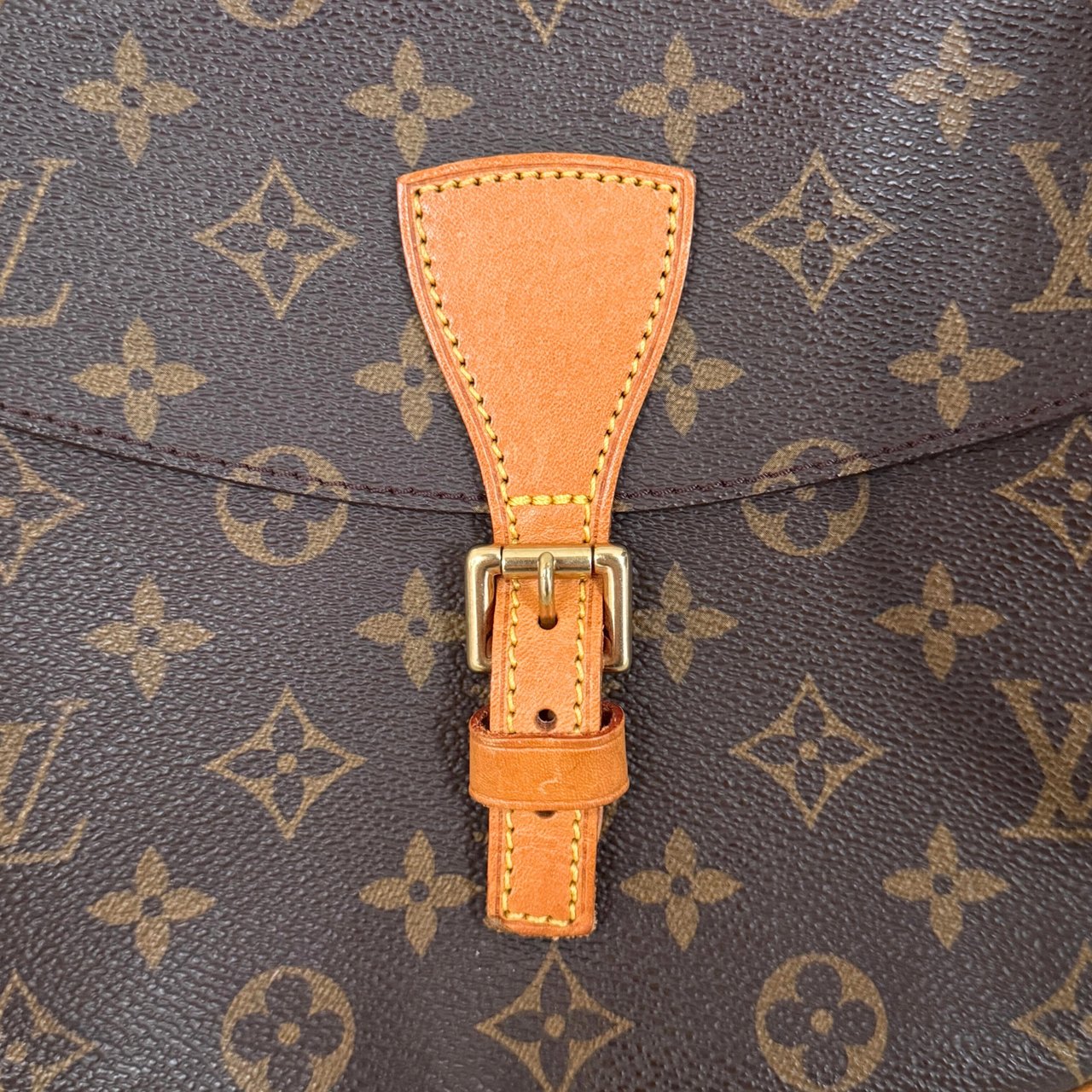 Louis Vuitton Louis Vuitton Sac Jeune Fille MM Umhängetasche Monogram Canvas Braun / gut Bruin